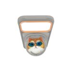 Nimmy Magnetic Grip Stand Holder Cool and Cute 2.0 - Cat White - Image 3