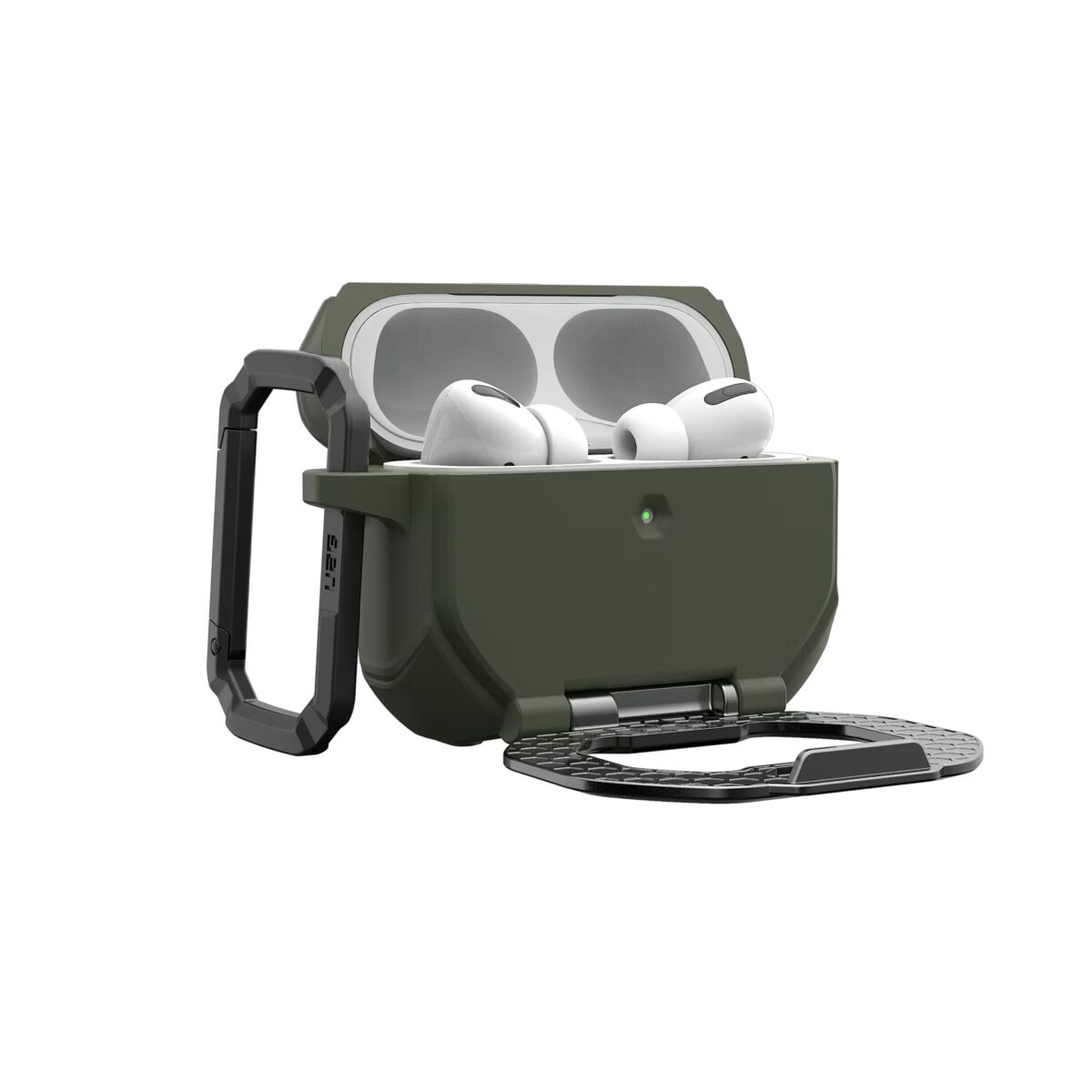UAG Monarch Case เคส AirPods Pro 3 – Olive Drab/Silver - Image 2