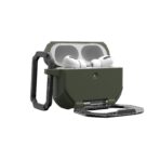 UAG Monarch Case เคส AirPods Pro 3 – Olive Drab/Silver - Image 2