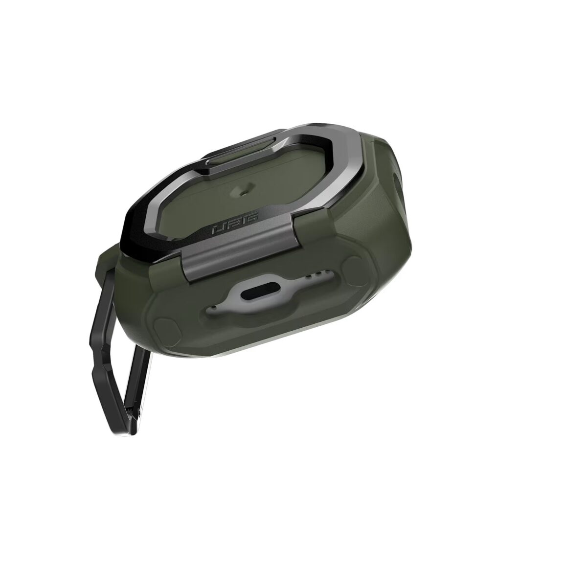 UAG Monarch Case เคส AirPods Pro 3 – Olive Drab/Silver - Image 5