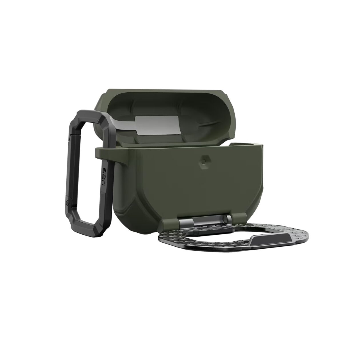 UAG Monarch Case เคส AirPods Pro 3 – Olive Drab/Silver - Image 4