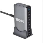 Go-Des Desktop Charging Station 1000W GD-B961 - Dark Gray - Image 2