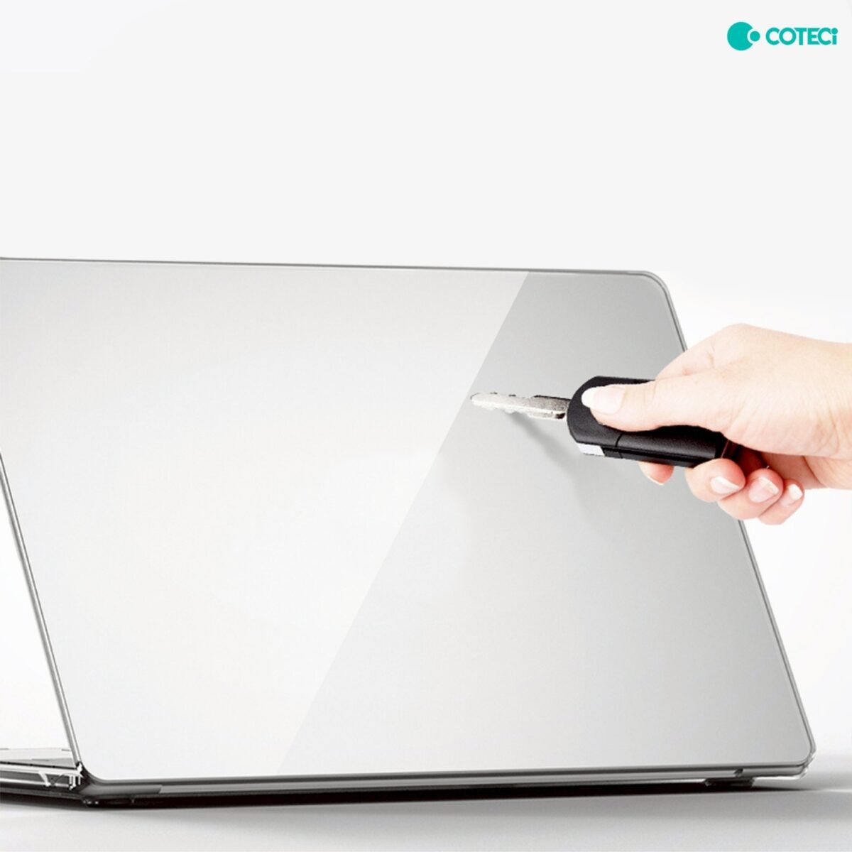 (มีพร้อมส่ง) COTECI (Gizmo) MB-084-TT PC Crystal Case เคส Macbook Neo – Transparent - Image 3