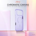Sheep Chromatic  Canvas Magnetic Case เคส iPhone 14 Pro Max- Matte Purple - Image 2