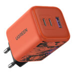 UGREEN x ROV Pro League 3 Port Gan Fast Charger 45W 1x USB-A, 2x USB-C (X527) - Orange - Image 3