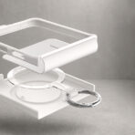 (ขายดี) Araree Aero Flex R Case เคส Samsung Galaxy Z Flip 8 - Cream - Image 2