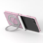 (ขายดี) Araree Duple M Stand Case เคส Samsung Galaxy Z Flip 8 - Clear - Image 7