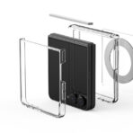 (ขายดี) Araree Duple M Stand Case เคส Samsung Galaxy Z Flip 8 - Clear - Image 6