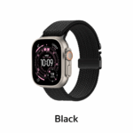 HI-SHIELD Nylon NL02 Sport Loop สาย Apple Watch  42/44/45/49 mm.  – Black