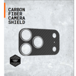 UAG Carbon Fiber Camera Shield ฟิล์มกันรอยเลนส์กล้อง  iPhone18 Pro - Carbon Fiber/Black [Pre-Order]