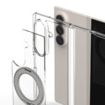 (ขายดี) Araree Duple 360 M Stand Case เคส Samsung Galaxy Z Fold 8 Ultra - Clear - Image 4