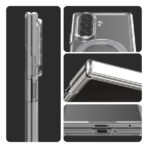 (ขายดี) Araree Duple 360 M Stand Case เคส Samsung Galaxy Z Fold 8 Ultra - Clear - Image 7