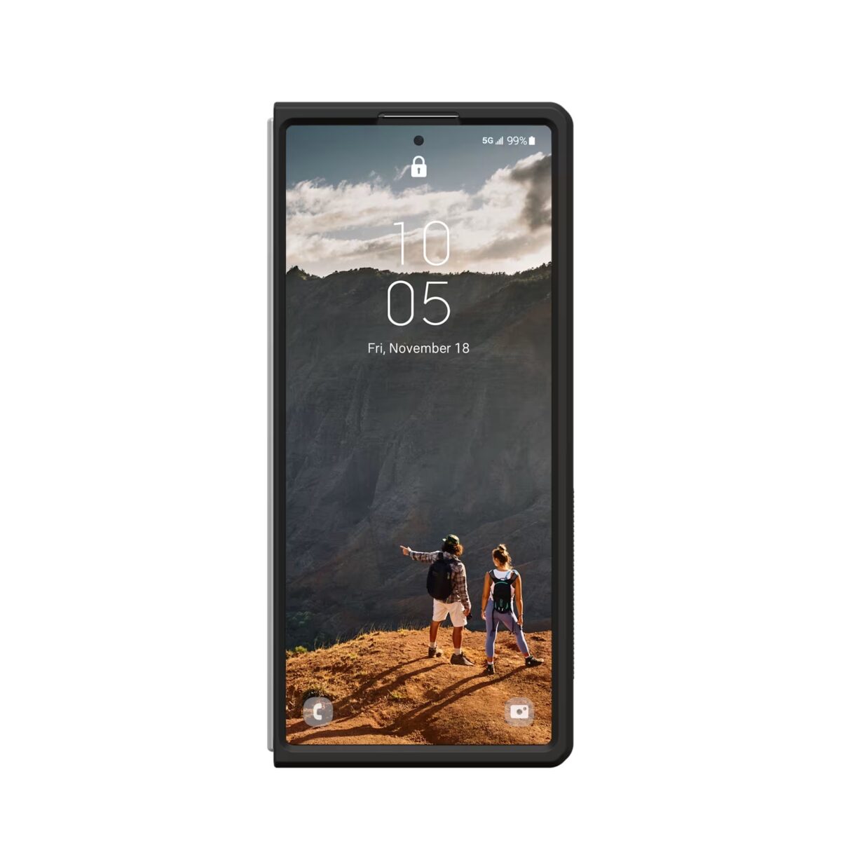 (ขายดี) UAG Mouve with Magnet Case เคส Samsung Galaxy Z Fold 8 Ultra – Ash - Image 5