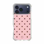 Hi-Shield Magsafe Shockproof Case เคส iPhone 17 Pro Max - Pink/Brown