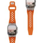 UAG Monarch สายนาฬิกา Apple Watch 42/44/45/49mm – Orange/Titanium - Image 2