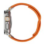 UAG Monarch สายนาฬิกา Apple Watch 42/44/45/49mm – Orange/Titanium - Image 3