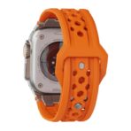 UAG Monarch สายนาฬิกา Apple Watch 42/44/45/49mm – Orange/Titanium - Image 4