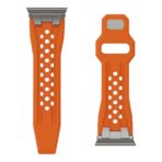 UAG Monarch สายนาฬิกา Apple Watch 42/44/45/49mm – Orange/Titanium - Image 6