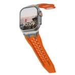 UAG Monarch สายนาฬิกา Apple Watch 42/44/45/49mm – Orange/Titanium - Image 7