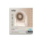 Why Freshy Mini Table Fan (FN-106) - Brown Latte