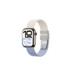 AMAZINGthing GLAMOUR Blend Watch Band Apple Watch Strap Series 6/7/8/9/10/11/SE  (38/41/42 MM) - White/Purple