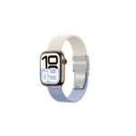 AMAZINGthing GLAMOUR Blend Watch Band Apple Watch Strap Series 6/7/8/9/10/11/SE  (38/41/42 MM) - White/Purple