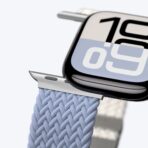 AMAZINGthing GLAMOUR Blend Watch Band Apple Watch Strap Series 6/7/8/9/10/11/SE  (38/41/42 MM) - White/Purple - Image 2
