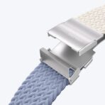 AMAZINGthing GLAMOUR Blend Watch Band Apple Watch Strap Series 6/7/8/9/10/11/SE  (38/41/42 MM) - White/Purple - Image 3