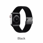 HI-SHIELD Nylon NL01  Braided Solo Loop สาย Apple Watch 44/45/46/49 mm. –  Black