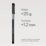 Pitaka Sakura Hours Edge Case เคส iPhone 17 Pro Max – Midnight Black - Image 4