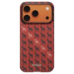 (⭐ซื้อเคส+ฟิล์มกระจก ลด 300 บาท) Pitaka Festive Happiness Rides In Edge Case เคส iPhone 17 Pro - Maroon