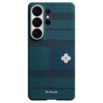 (⭐ซื้อเคส+ฟิล์มกระจก ลด 300 บาท) Pitaka Flora in Grid Edge Case Samsung Galaxy S26 Ultra – Forest Dawn