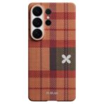 (⭐ซื้อเคส+ฟิล์มกระจก ลด 300 บาท)  Pitaka Flora in Grid Edge Case Samsung Galaxy S26 Ultra – Cloud Dusk