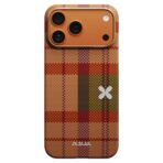 (⭐ซื้อเคส+ฟิล์มกระจก ลด 300 บาท) Pitaka Flora in Grid Edge Case iPhone 17 Pro – Cloud Dusk