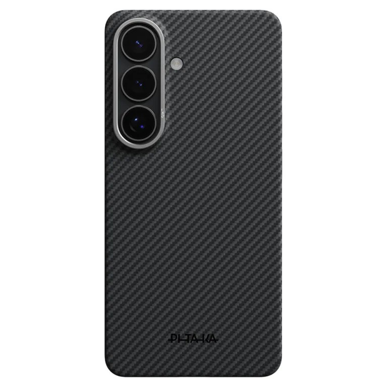 messageImage_1783158160011 Pitaka Edge Case เคส Galaxy S26 – Black/Grey Twill - Image 1