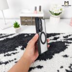 Molan Cano Function Rotate Stand Magnetic Case เคส Samsung Galaxy Z Fold 8 Ultra – Metal Black [Pre-Order] - Image 4