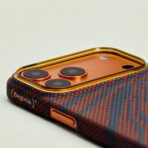 Pitaka Breath of Veins Edge Case เคส iPhone 17 Pro Max – Burning Orange - Image 5
