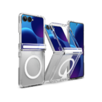 Ringke Fusion Flap Magnetic Case เคส Galaxy Z Flip 8 - Clear [Pre Order] - Image 3