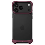 Arc Pulse Aluminum Case เคส iPhone 18 Pro Max – Matte Dark Red [Pre-Order] - Image 3