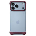 Arc Pulse Aluminum Case เคส iPhone 18 Pro Max – Matte Dark Red [Pre-Order] - Image 4