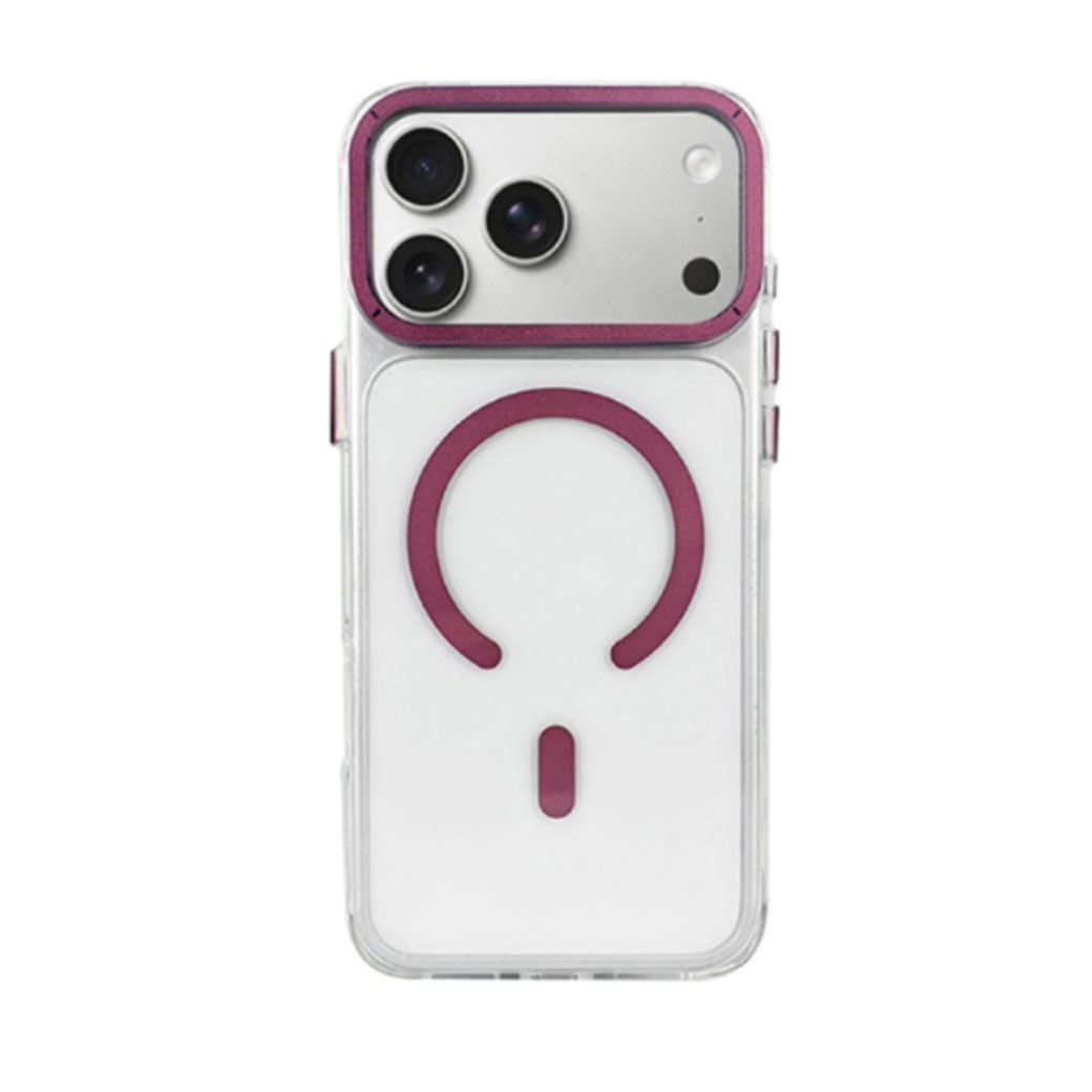 Burgundy Gizmo Camera Stand MagSafe Case เคส iPhone 18 Pro Max / 17 Pro Max - Burgundy - Image 1