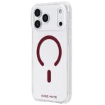 Case-Mate Tough MagSafe Case เคส iPhone 18 Pro Max / iPhone 17 Pro Max - Clear/Crimson Ring [Pre-Order] - Image 3