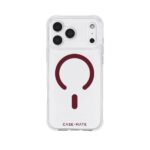 Case-Mate Tough MagSafe Case เคส iPhone 18 Pro Max / iPhone 17 Pro Max - Clear/Crimson Ring [Pre-Order]