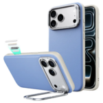 ESR Leather Stash Stand (Camera Control) Case เคส iPhone 18 Pro / 17 Pro – Blue [Pre-Order]