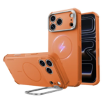 ESR Cyber Tough Stash Stand (Camera Control) Case เคส iPhone 18 Pro Max / 17 Pro Max – Orange [Pre-Order]