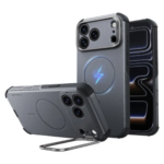 ESR Cyber Tough Stash Stand (Camera Control) Case เคส iPhone 18 Pro Max / 17 Pro Max – Grey [Pre-Order]