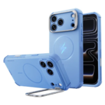 ESR Cyber Tough Stash Stand (Camera Control) Case เคส iPhone 18 Pro Max / 17 Pro Max – Light Blue [Pre-Order]