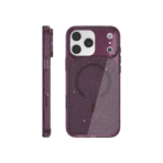 JTLEGEND Glitter Hybrid Cushion Magsafe Case เคส iPhone 18 Pro - Crystal Berry Wine [Pre-Order] - Image 2