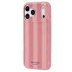 Kate Spade Prints (MagSafe) Case เคส iPhone 18 Pro / 17 Pro – Bold Stripe Rose Coral - Image 3