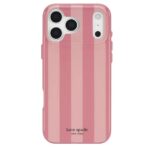 Kate Spade Prints (MagSafe) Case เคส iPhone 18 Pro / 17 Pro – Bold Stripe Rose Coral